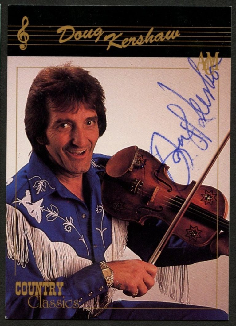 Doug Kershaw #23 signed autograph 1992 Collect-A-Card Country Classics