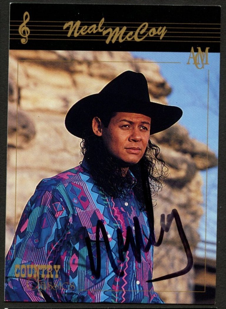 Neal McCoy #73 signed autograph 1992 Collect-A-Card Country Classics