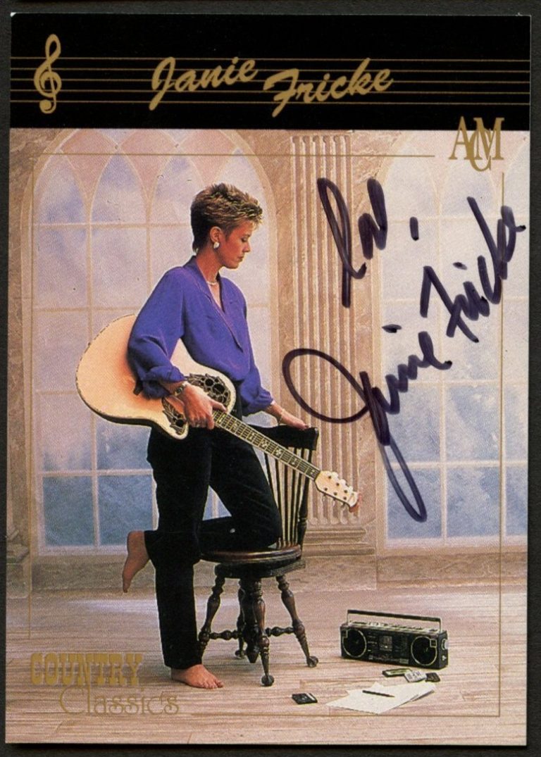 Janie Fricke #55 signed autograph 1992 Collect-A-Card Country Classics