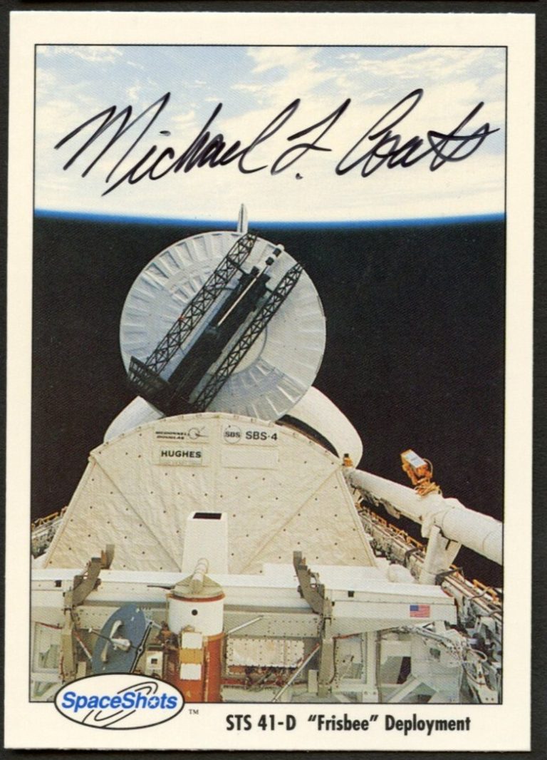 Michael Coats #7 signed autograph auto Space Shots Trading Card NASA