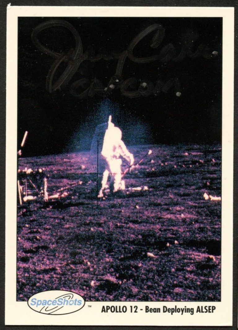 Jerry Carr #167 signed autograph auto Space Shots Trading Card NASA