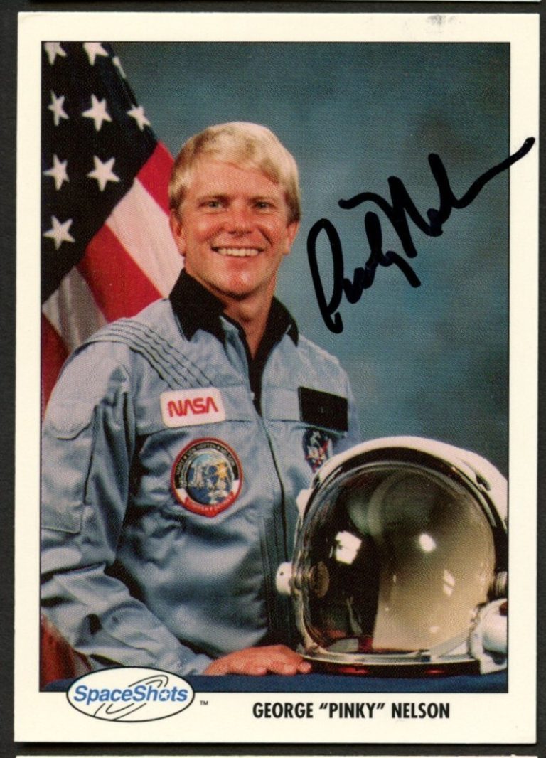 George Nelson #131 signed autograph auto Space Shots Trading Card NASA