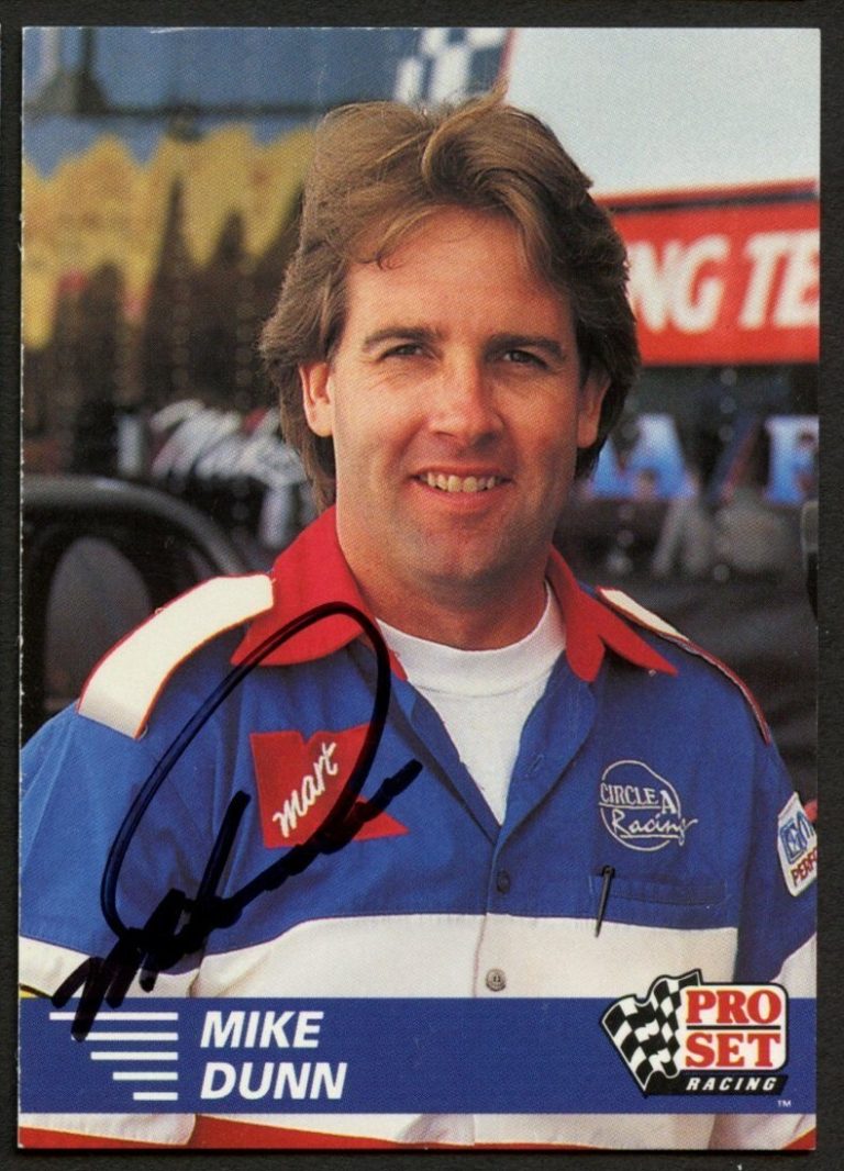 Mike Dunn #32 signed autograph auto 1991 Pro Set  NHRA Trading Card