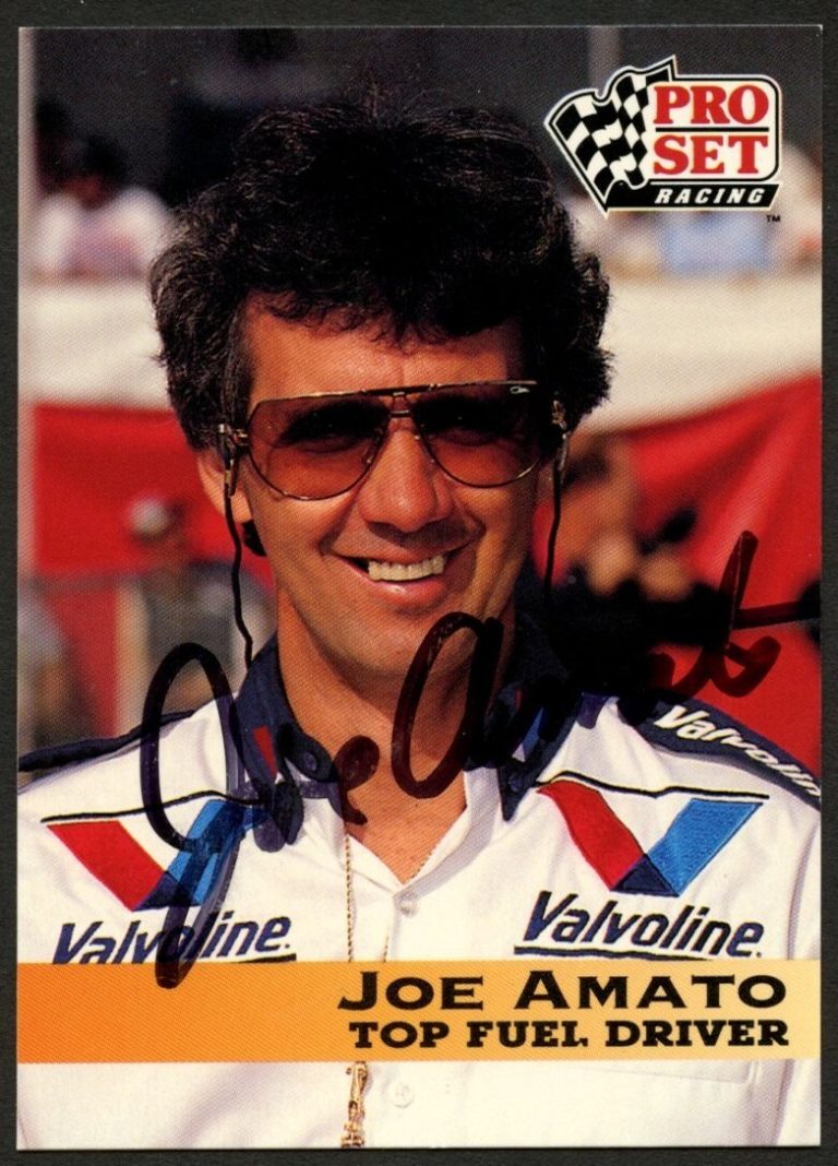 Joe Amato #33 signed autograph auto 1992 Pro Set NHRA Trading Card