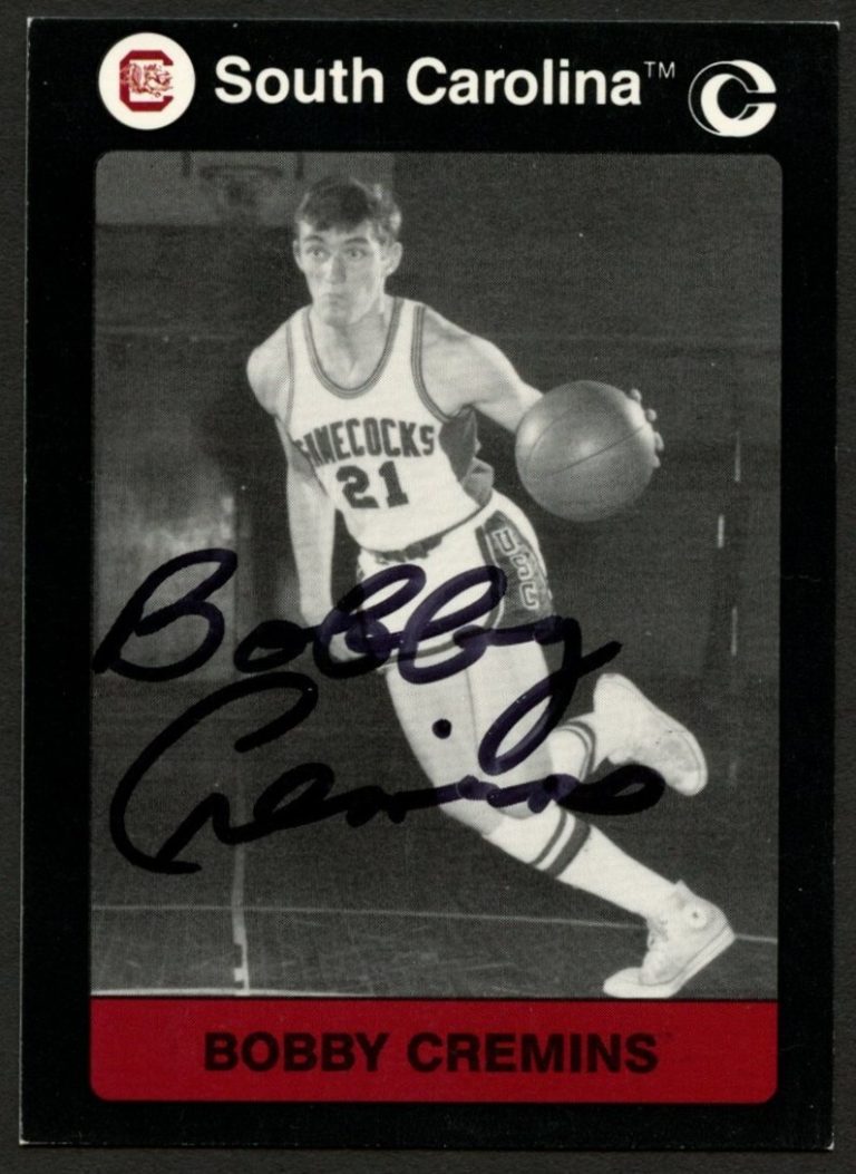 Bobby Cremins #80 signed autograph 1991 South Carolina Collegiate Colection Card