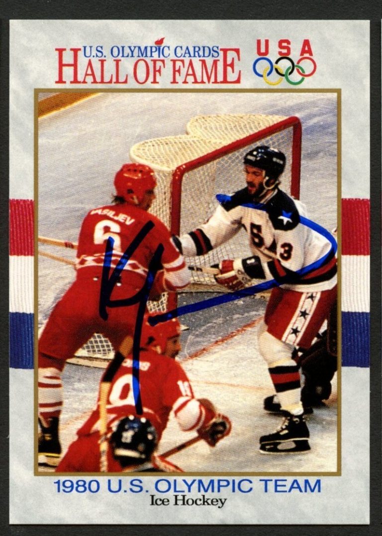 Ken Morrow #70 signed autograph auto 1991 Impel Olympic Hall of Fame Card