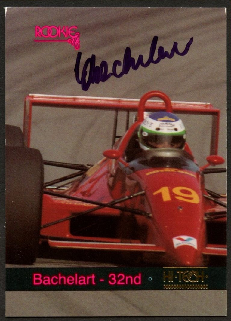 Eric Bachelart #15 signed autograph auto 1992 Hi-Tech Indy Car Trading Card