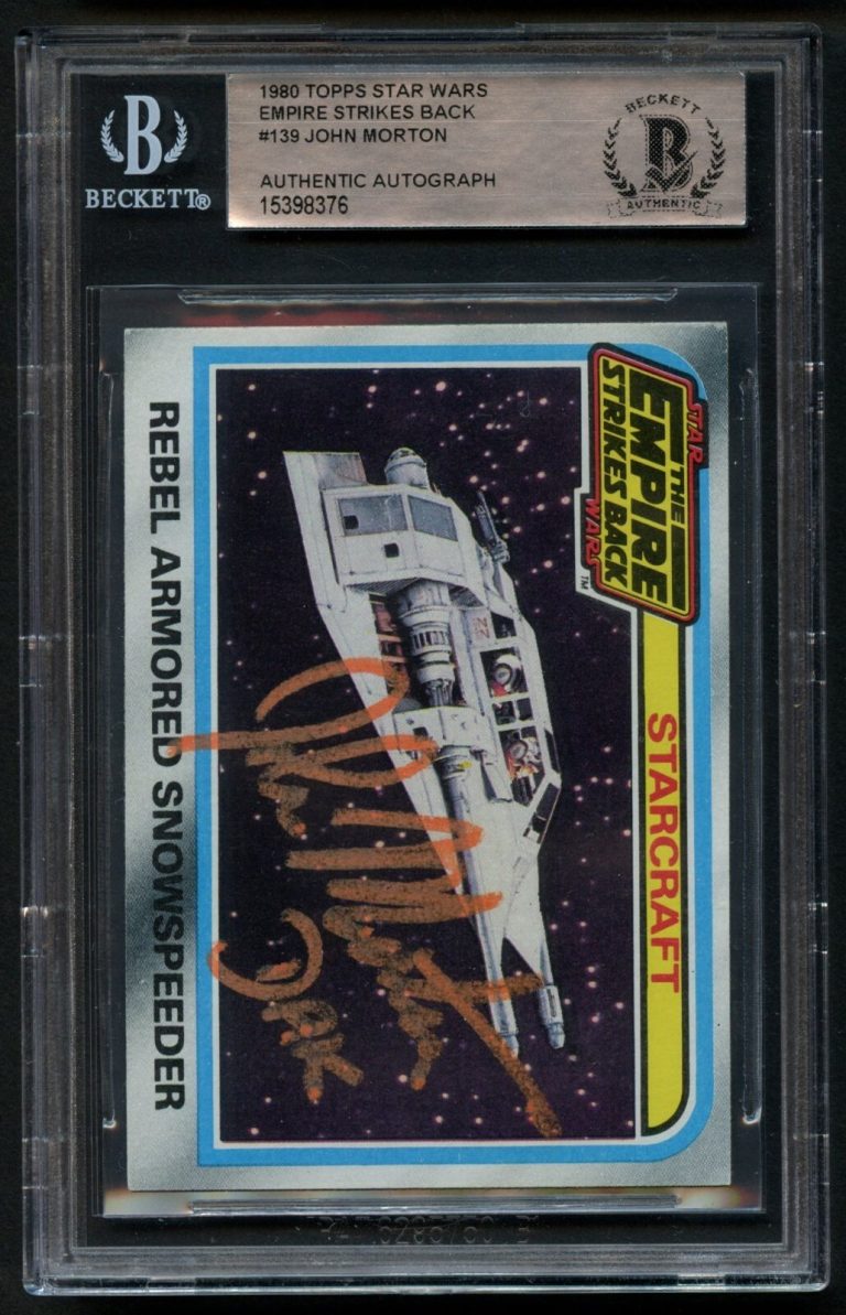 John Morton #139 signed autograph auto American Actor Star Wars BAS Slabbed
