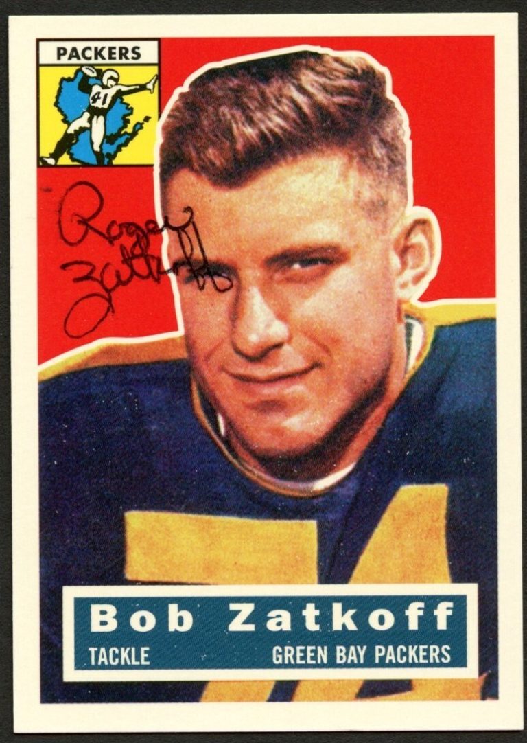 Bob Zatkoff #67 signed autograph auto 1994 Topps 1956 Archives Football Card