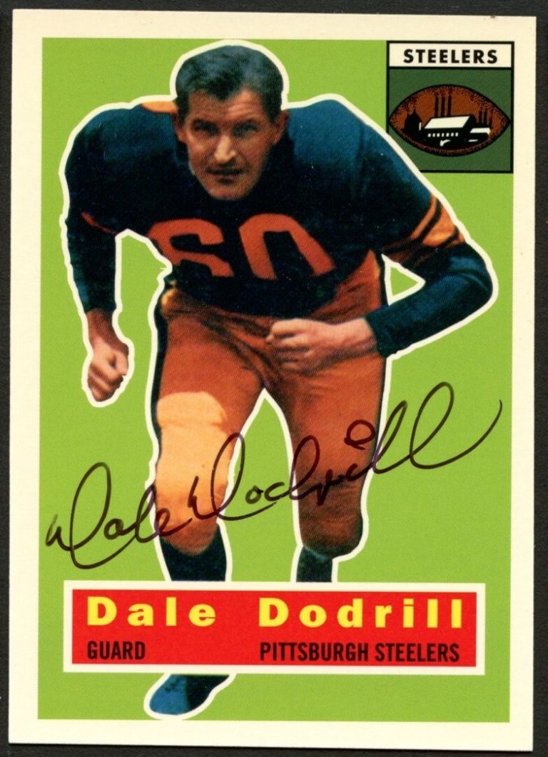 Dale Dodrill #111 signed autograph auto 1994 Topps 1956 Archives Football Card