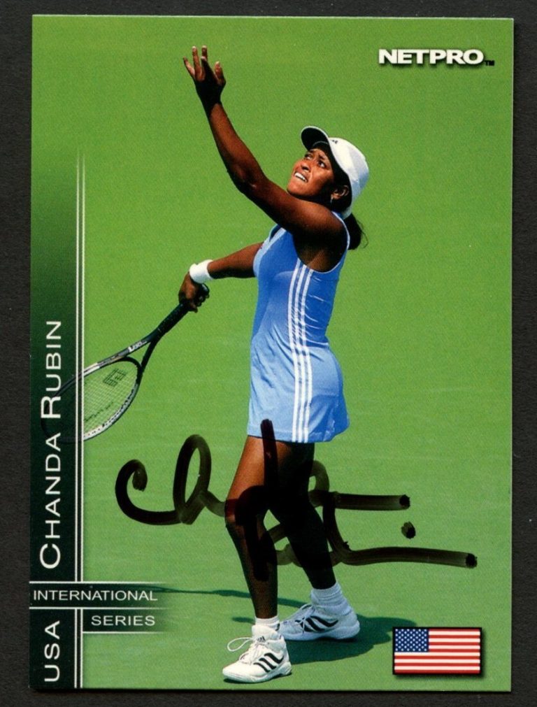 Chanda Rubin #28 signed autograph auto 2003 NetPro Tennis Trading Card