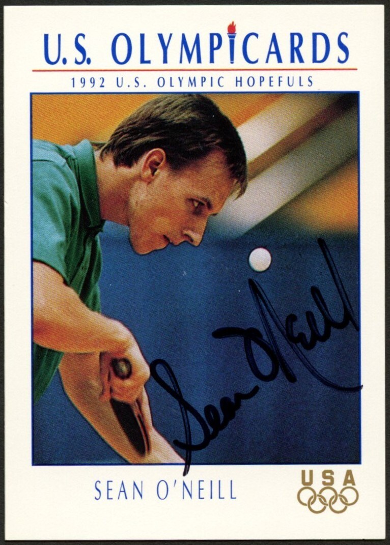 Sean O'Neill #78 signed autograph 1992 Impel U.S. Olympic Hopefuls Card