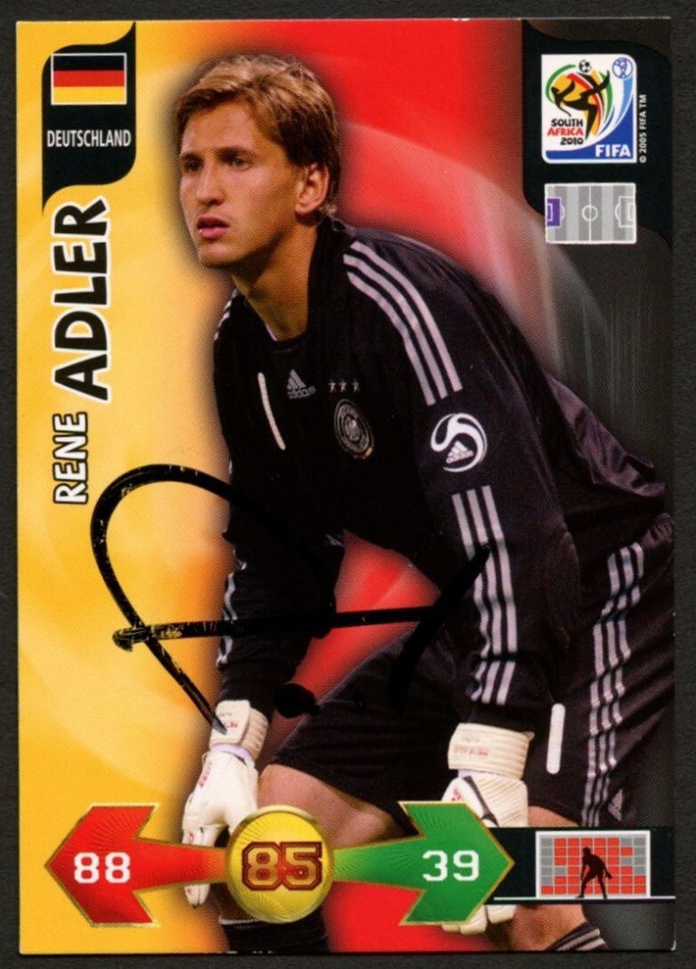 Bene Adler #85 signed autograph 2010 FIFA World Cup Panini Soccer Trading Card