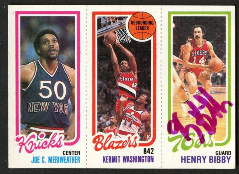 Henry Bibby signed autograph auto 1980-81 Topps Basketball Trading Card