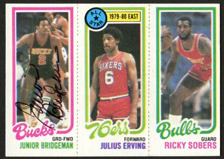 Junior Bridgeman signed autograph auto 1980-81 Topps Basketball Trading Card