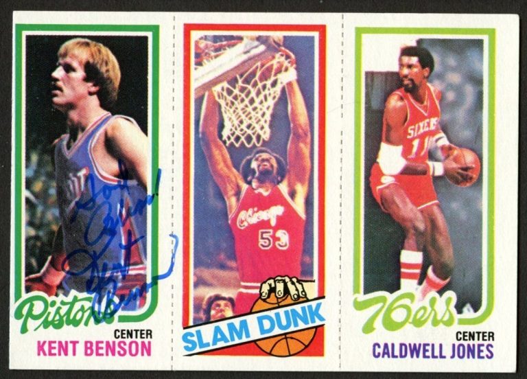 Kent Benson signed autograph auto 1980-81 Topps Basketball Trading Card