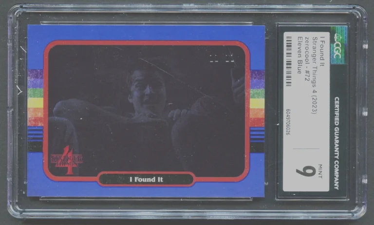 Eleven Blue #72 Stranger Things 4 Zerocool I Found It 11/11 CGC Grade 9