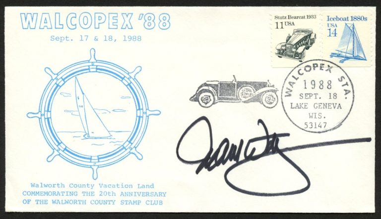 Michael Waltrip signed autograph American Race Car Driver NASCAR Postal Cover