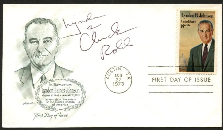 Chuck Robb signed autograph US Senator Virginia FDC Postal Cover