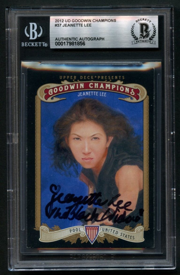 Janette Lee #37 signed autograph 2012 UD Goodwin Champions Trading Card BAS