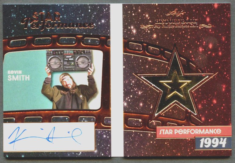 Kevin Smith signed 2024 Leaf History Book Booklet 1994 Star Performance 10/25