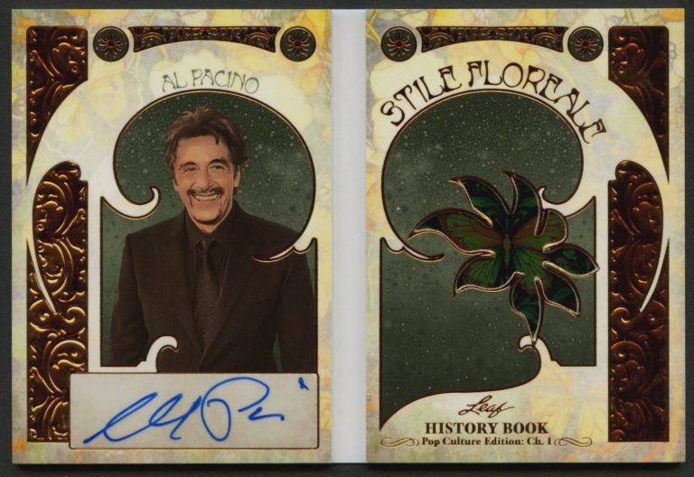 Al Pacino signed autograph 2024 Leaf History Book Stile Floreale Booklet 3/15