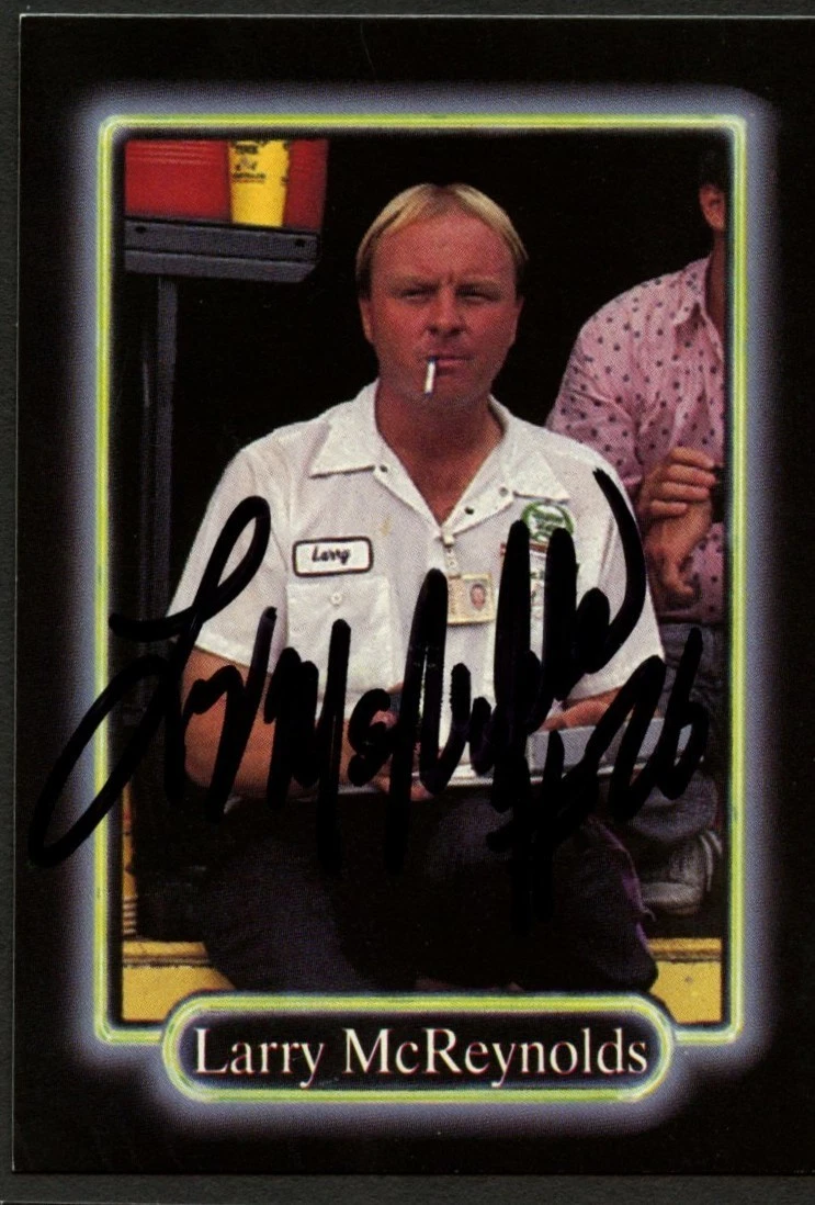 Larry McReynolds #78 signed autograph auto 1990 Maxx NASCAR Racing Trading Card