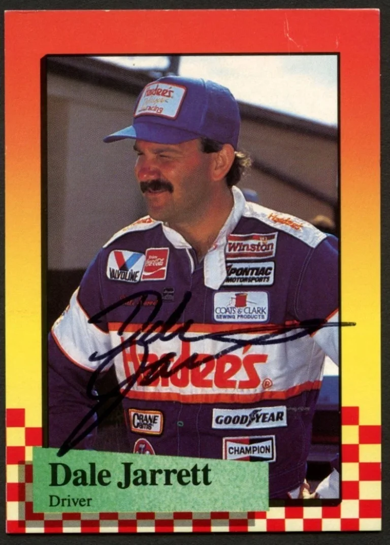 Dale Jarrett #29 signed autograph auto 1989 Maxx NASCAR Racing Trading Card