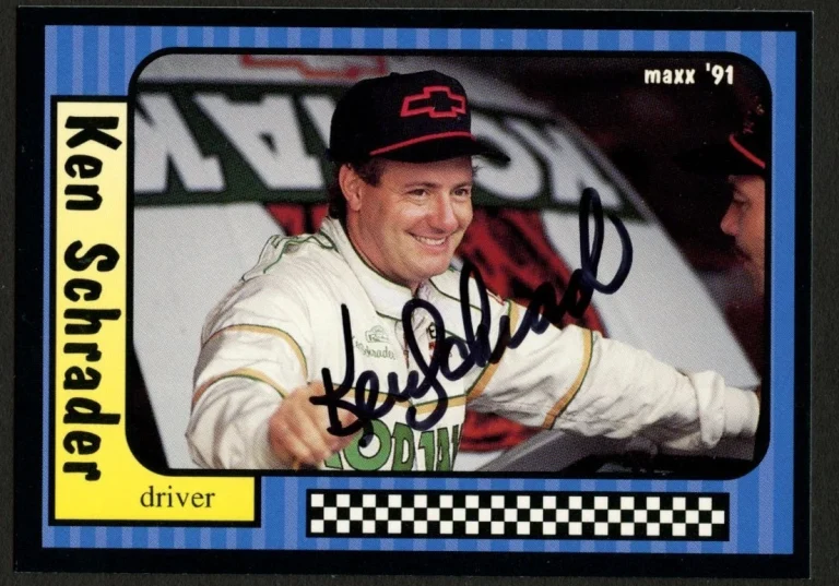 Ken Schrader #25 signed autograph auto 1991 Maxx NASCAR Racing Trading Card