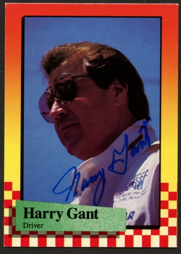 Harry Gant #33 signed autograph auto 1989 Maxx NASCAR Racing Trading Card