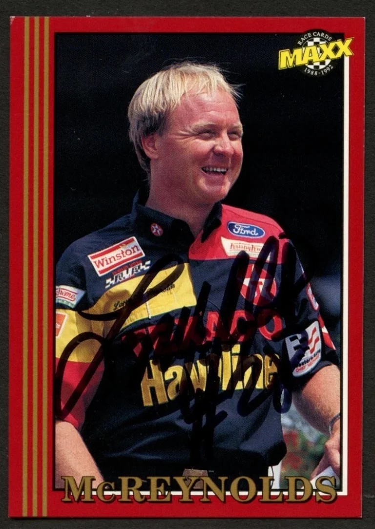 Larry McReynolds #150 signed autograph auto 1992 Maxx NASCAR Racing Trading Card