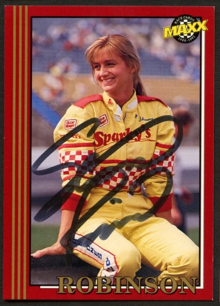 Shawna Robinson #65 signed autograph auto 1992 Maxx NASCAR Racing Trading Card