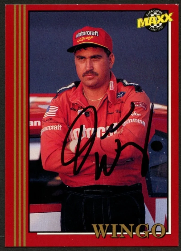 Donnie Wingo #159 signed autograph auto 1992 Maxx NASCAR Racing Trading Card