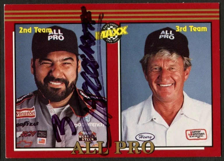 Danny Chocolate Myers #247 signed autograph auto 1992 Maxx NASCAR Racing Card