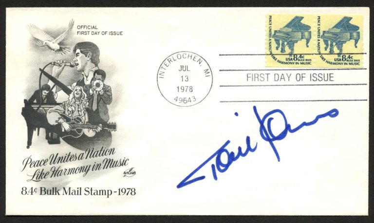 Tom Jones signed autograph FDC Welsh Singer & Performer PSA Stickered