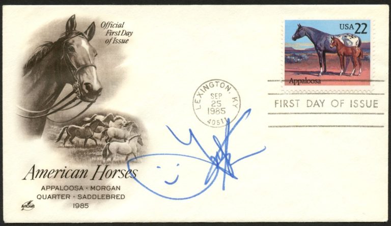 Julie Krone signed autograph FDC cover The First Female Jockey