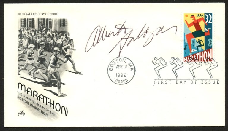 Alberto Salazar signed autograph FDC Track Coach and Long-Distance Runner