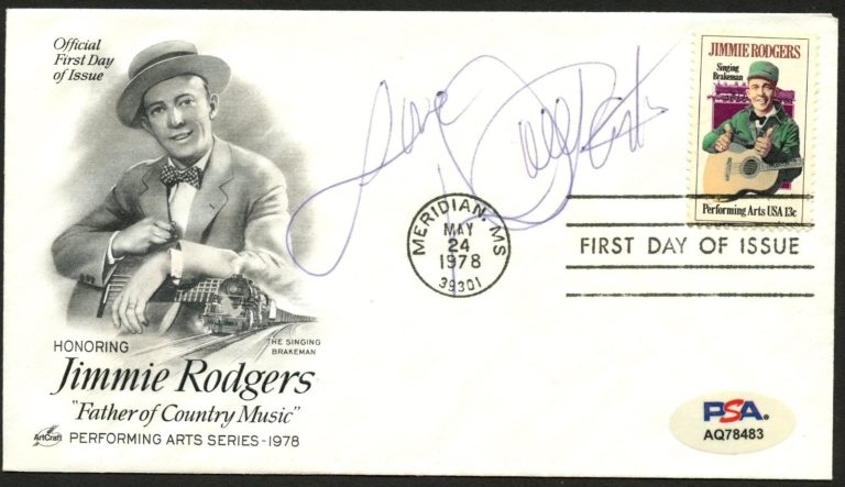 Dolly Parton signed autograph FDC Singer Songwriter PSA Stickered