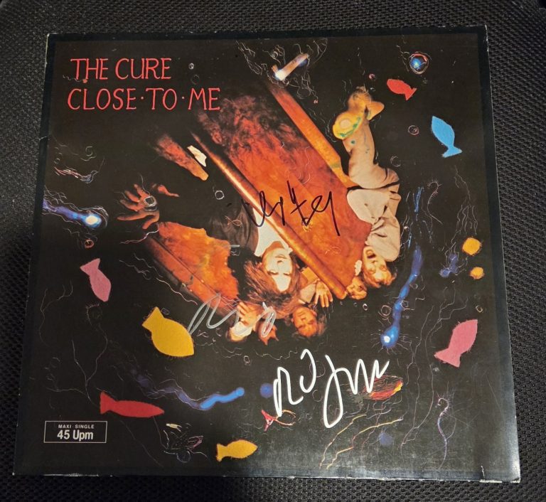 THE CURE signed auto 