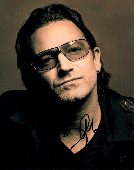 BONO signed autographed 8x10 U2 photo