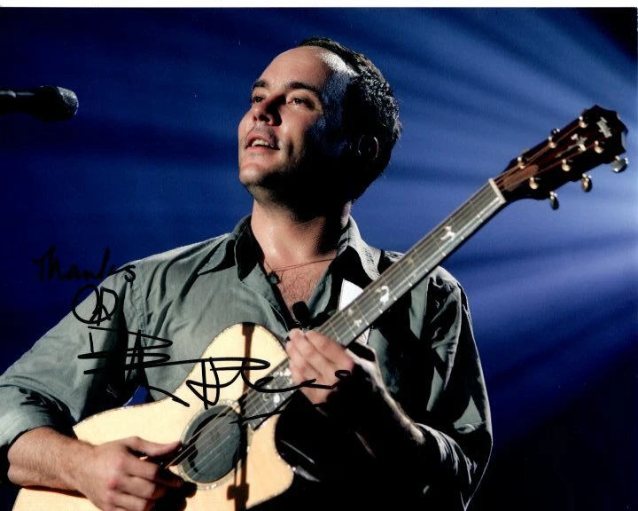 DAVE MATTHEWS signed autographed 8x10 photo GREAT CONTENT