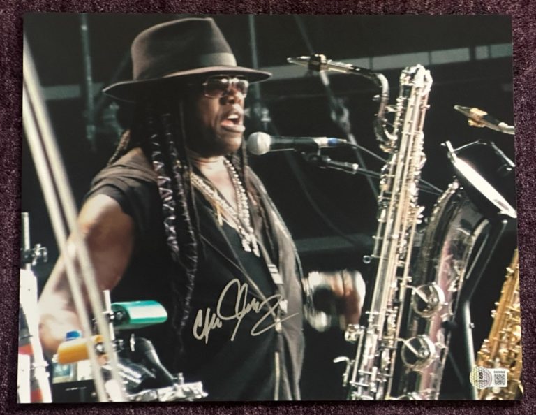 CLARENCE CLEMONS Signed E Street Band 11x14 PHOTO Beckett (BAS) Authenticated