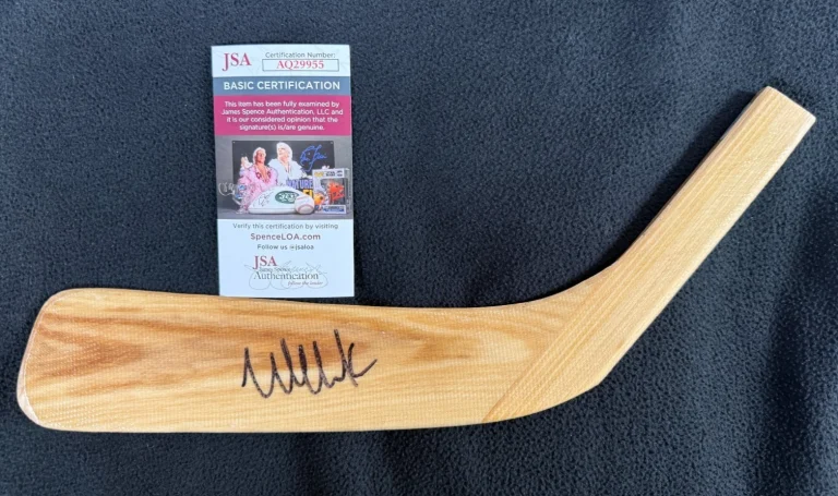 Wendel Clark Signed Toronto Maple Leafs Stick Blade JSA COA