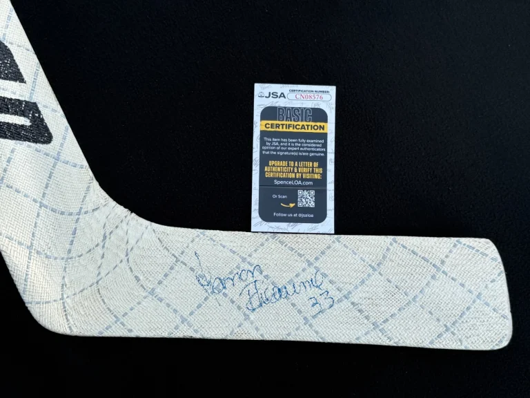Manon Rheaume Signed Tampa Bay Lightning Christian Goalie Stick PWHL JSA COA