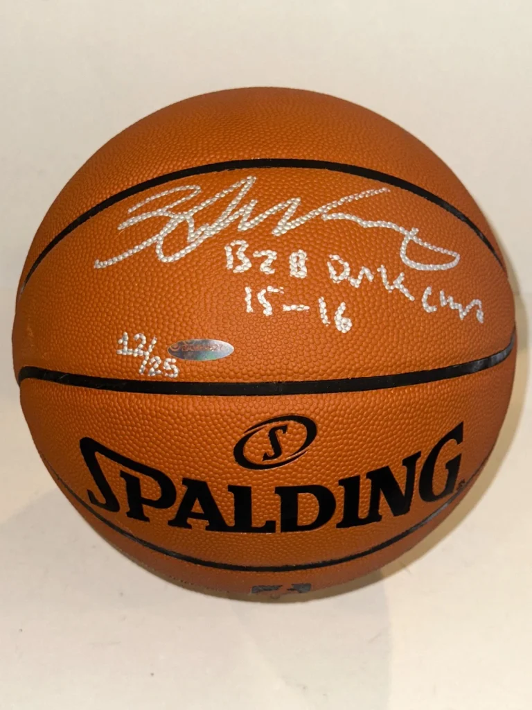 ZACH LEVINE Signed Spalding GAME BASKETBALL Beckett Auth. (BAS) & Inscr