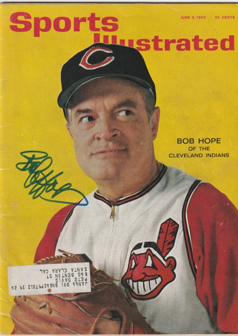 BOB HOPE Signed 6/3/63 SPORTS ILLUSTRATED Magazine Beckett BAS LOA