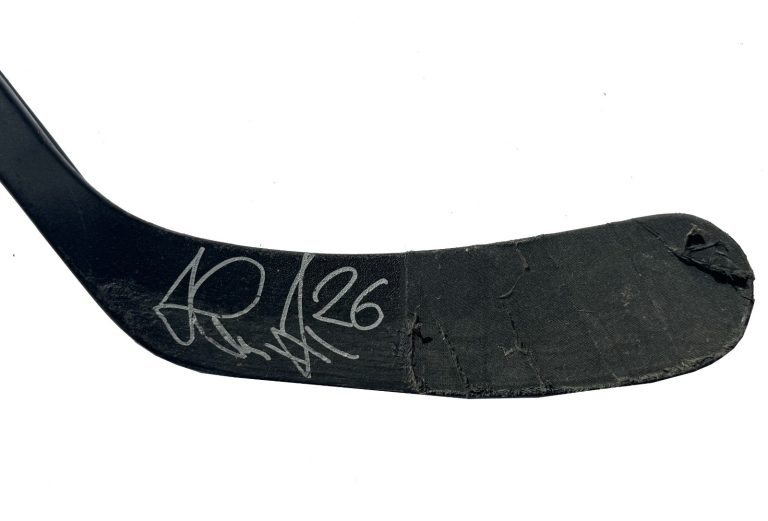 Jiri Hudler Signed Detroit Red Wings Game Used Hockey Stick JSA COA
