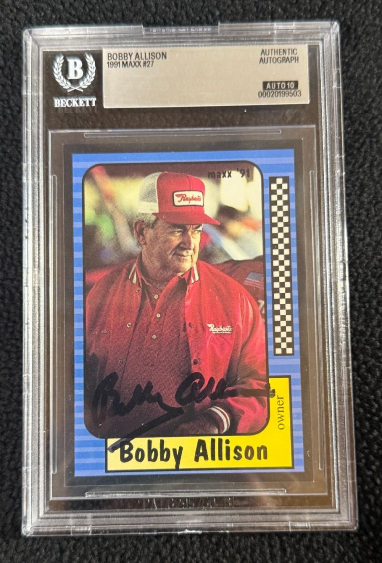 Bobby Allison Signed 1991 Maxx Card #27 BAS Certified