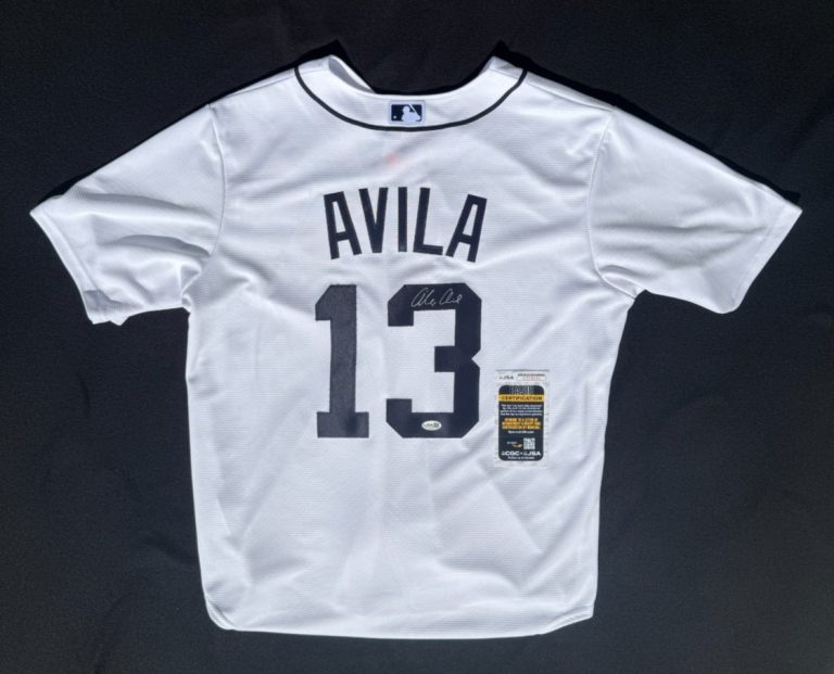 Alex Avila Signed Detroit Tigers Nike Jersey Size L JSA COA