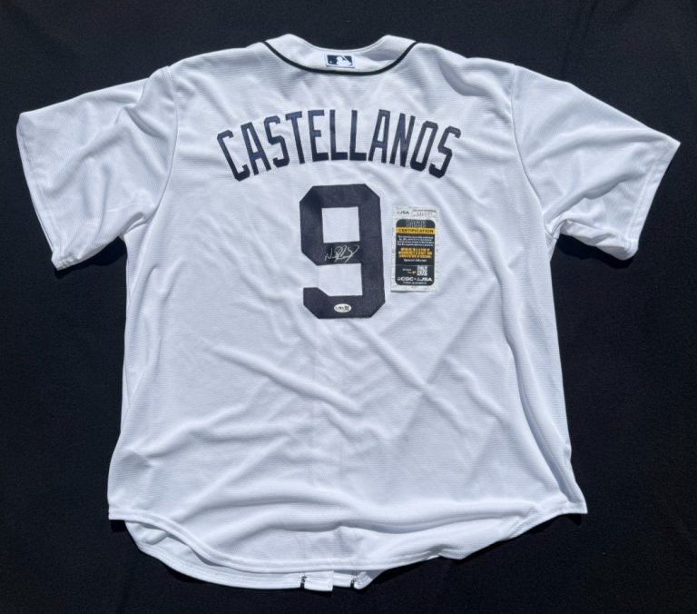 Nick Castellanos Signed Detroit Tigers Nike Jersey Size XXL JSA COA